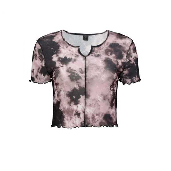 TIE & DYE NOTCH NECK TEE