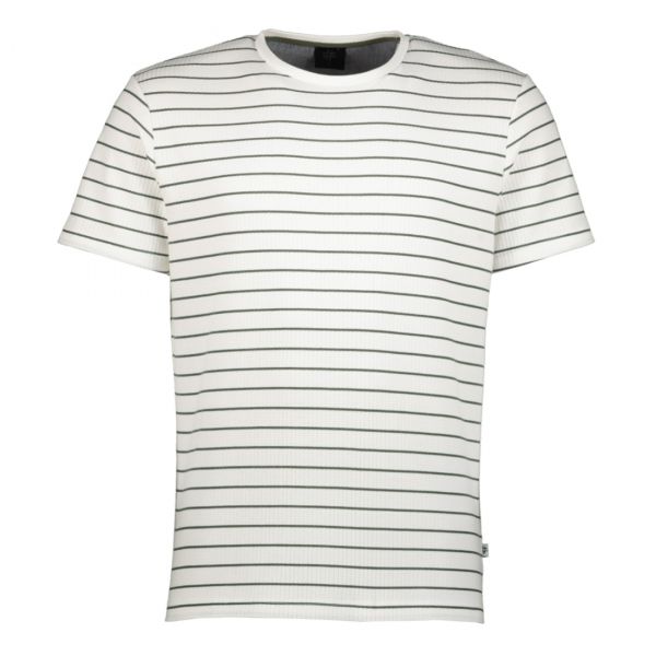 STRUCTURED STRIPE TEE