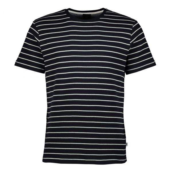 STRUCTURED STRIPE TEE