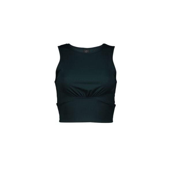 SLEEVELESS FRONT GATHERS TOP