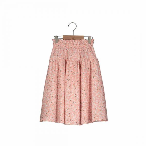 ALLOVER PRINT FLORAL PRINTED TIERED SKIRT