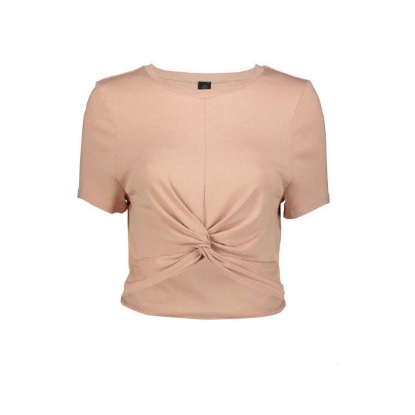 CREW NECK TWIST FRONT TOP