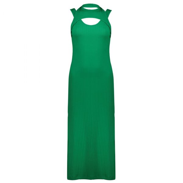 MAXI DRESS WITH FRONT CUT-OUT