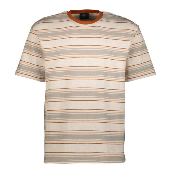 OVERSIZE TEXTURED STRIPE TEE