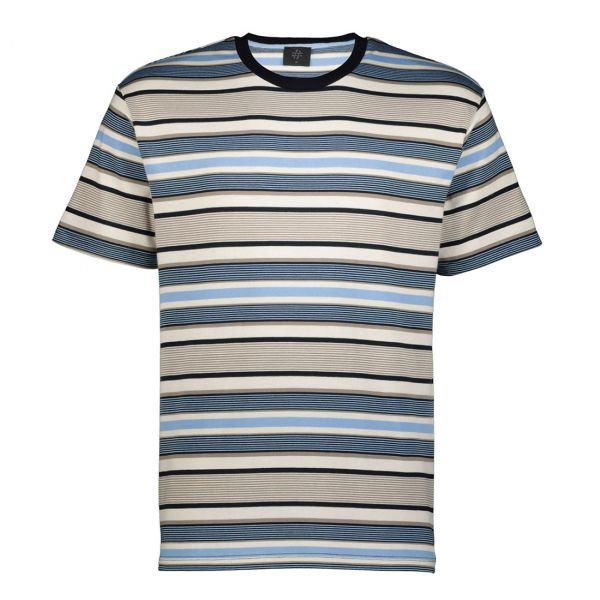 OVERSIZE TEXTURED STRIPE TEE