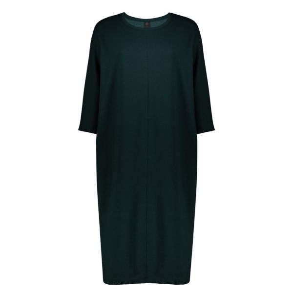 BATWING DRESS WITH SEAM DETAILS AT FRONT