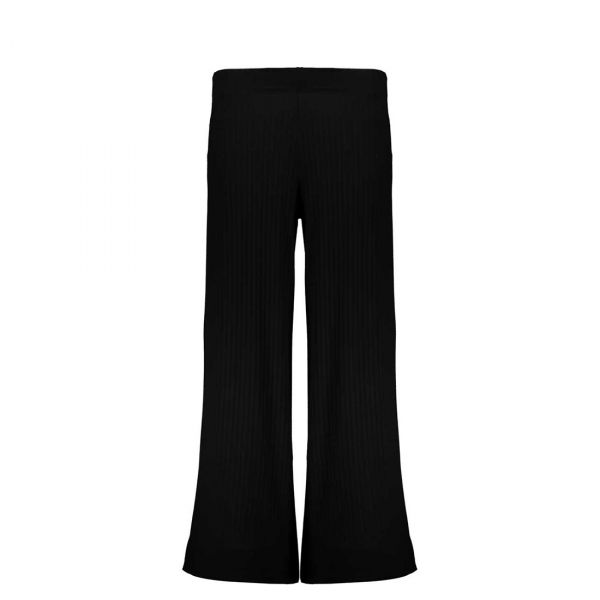 RIBBED WIDE LEG TROUSERS