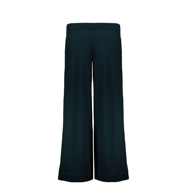 RIBBED WIDE LEG TROUSERS