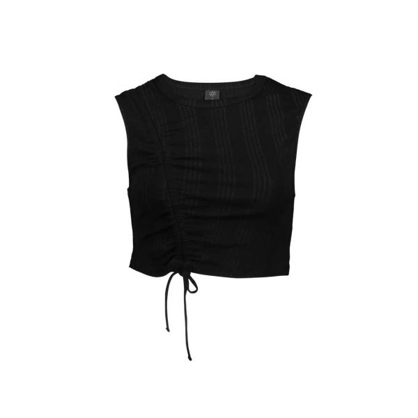 FRONT RUCHED RIB TOP