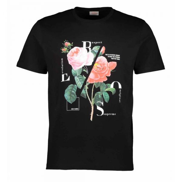 ROSE PRINT TEE